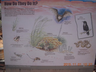 Coral Pink Sand Dunes State Park sign