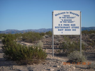 338 95t. Alamo Lake sign Wayside Oasis