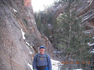 2868 972. Zion National Park - Hidden Canyon hike - Adam