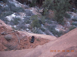 10 973. Zion National Park - Canyon Overlook hike - somebody's glove