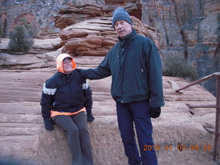 Zion National Park - Canyon Overlook hike - Kit and Brad