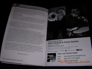 Scottsdale - Monterey Jazz Festival - program