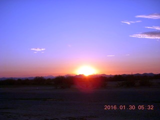 aerial sunrise