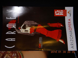 Arizona Opera - Tucson - Carmen - program