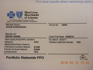 BCBS Blue Cross Blue Shield card