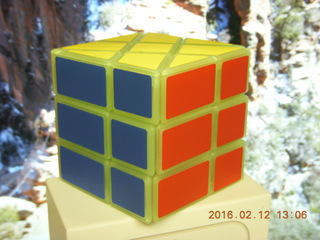 funky offset Rubik's cube