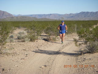 2910 98d. Alamo Lake run - Adam running