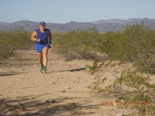 2918 98d. Alamo Lake run - Adam running