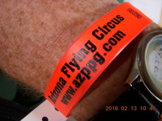 Motown - Arizona Flying Circus wrist band