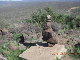 NH2T hike - strange cairn