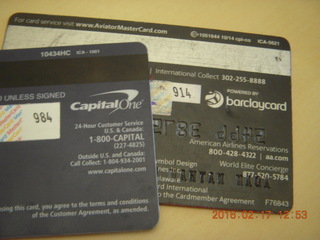 credit cards for trip