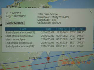 total solar eclipse map