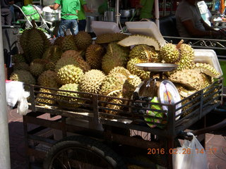 91 98s. Bangkok marketplace - durian ++