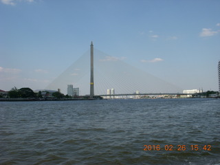 Bangkok  - boat ride - bridge