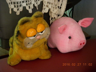 33 98t. Garfield and piggy