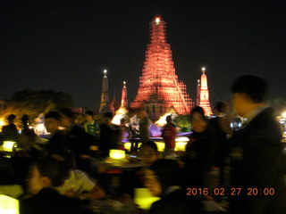 Bangkok dinner boat ride - temple