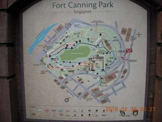 8 98v. Singapore Fort Canning run - map