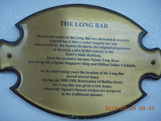 37 98v. Singapore Long Bar sign