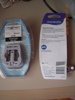 a/c converter and nail clipper