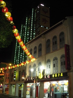 Singapore shop houses in Chinatown