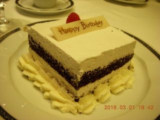 Volendam cruise - Happy Birthday cake