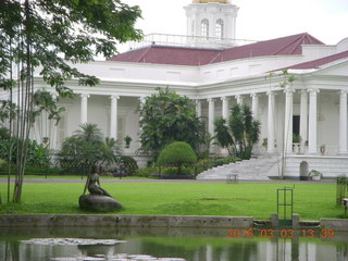Indonesia Bogur Botanical Garden - nymph statue
