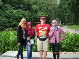 Indonesia Bogur Botanical Garden - Adam with local group
