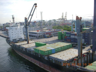 528 993. Indonesia - Jakarta seen from ship