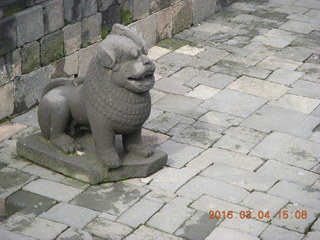 159 994. Indonesia - Borobudur temple - lion/dog