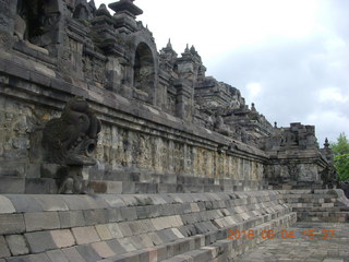 Indonesia - Borobudur temple - wall detail