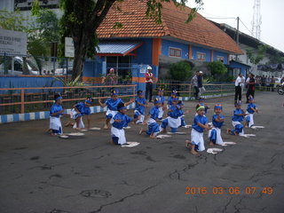 Probolinggo port - kids dancing