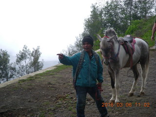 Indonesia - Mighty Mt. Bromo - guide and horse
