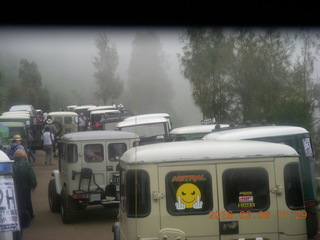 Indonesia - Mighty Mt. Bromo - getting into the Jeep