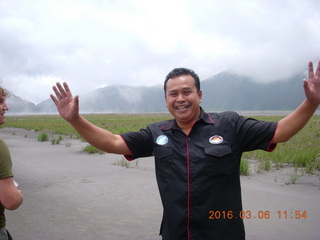 Indonesia - Mighty Mt. Bromo - our host Pur
