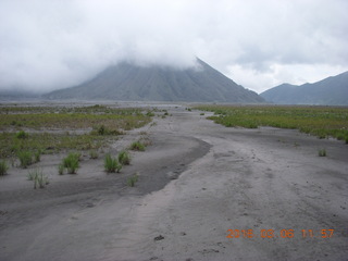 Indonesia - Mighty Mt. Bromo - Sea of Sand - friend running