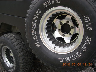 225 996. Indonesia - Mighty Mt. Bromo - our Jeep tires