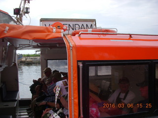 Indonesia - tender boat back to Volendam