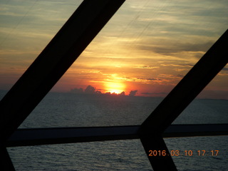 14 99a. Volendam at sea - sunset