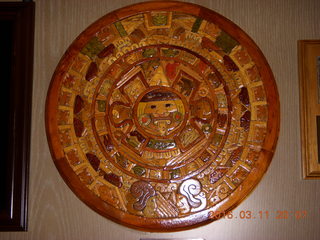 Aztek calendar on the Volendam