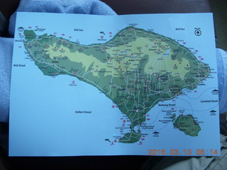 4 99d. Indonesia - Bali map