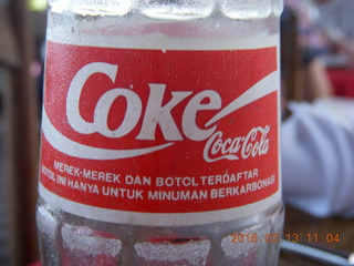 211 99d. Indonesia - Bali - lunch with hilltop view - Coke bottle