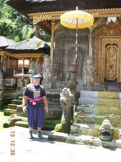 Indonesia - Bali - Temple at Bangli + Adam