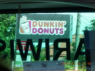 Indonesia - Bali - bus ride - Dunkin' Donuts