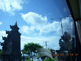 Indonesia - Bali - bus ride - monument
