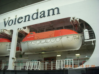 leaving the Volendam