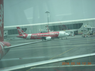 Air Asia flight to Kuala Lumpur