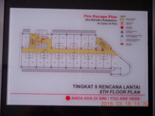Malaysia - Kuala Lumpur - hotel floor plan
