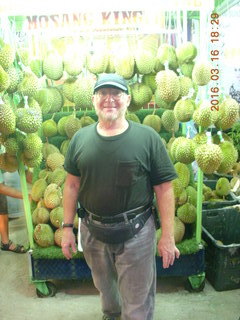 Malaysia - Kuala Lumpur food tour + Adam with durian