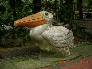 Malaysia - Kuala Lumpur - KL Bird Park trash can