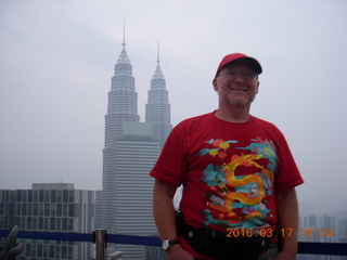 223 99h. Malaysia - Kuala Lumpur - Heli Lounge Bar - Petronas Towers and Adam